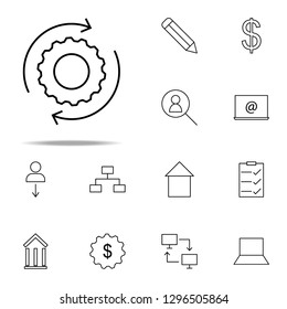 settings icon. business icons universal set for web and mobile