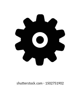 Settings icon. Cogwheel gear vector.