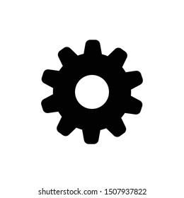 Settings icon. Cogwheel gear vector.