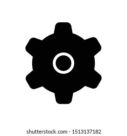 Settings icon. Cogwheel gear vector.