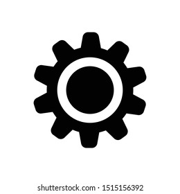 Settings icon. Cogwheel gear vector.