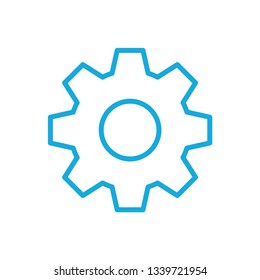 Settings icon, cogwheel pictogram