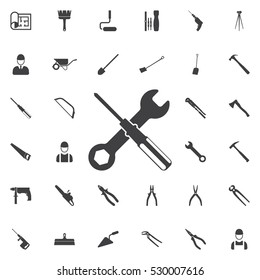 Settings icon. Construction icons universal set for web and mobile