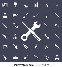 Settings icon. Construction icons universal set for web and mobile