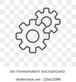 Settings icon. Settings design concept from  collection. Simple element vector illustration on transparent background.