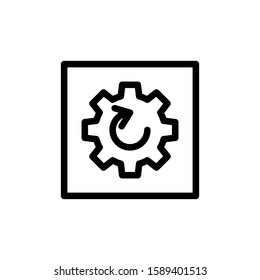 settings icon design template illustration vector eps - 10