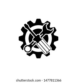 settings icon design template vector