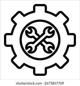 Settings Icon Element For Design