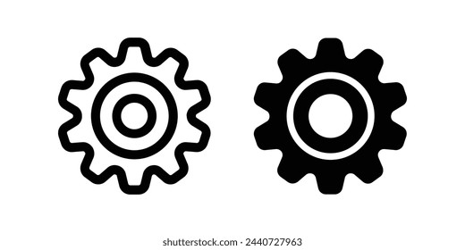 Settings icon. flat illustration of vector icon