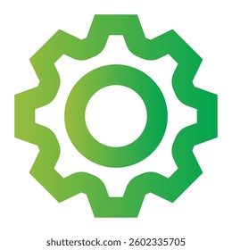 Settings Icon. Gear and Preferences Symbol. Illustration for System Configuration Concept.