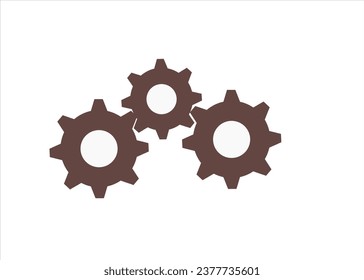 settings icon, Gear icon template color editable
