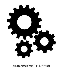 Settings icon, gear icon vector, gear symbol illustration. For web sites our mobile.