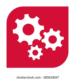 Settings icon - the gear wheels.