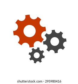 Settings icon - the gear wheels.