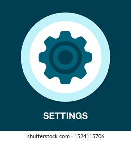 settings icon, gears set, computer configuration icons, account settings, help icon