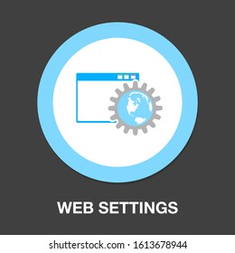 Settings Icon, Gears Set, Computer Configuration Icons, Account Settings, Help Icon