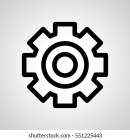 settings icon. isolated sign symbol