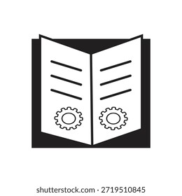 settings icon in line art style on white background, linear style sign for mobile concept and web design, outline vector icon, Symbol, logo illustration.