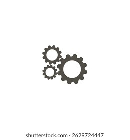 Configurações ícone logotipo vetor plano design