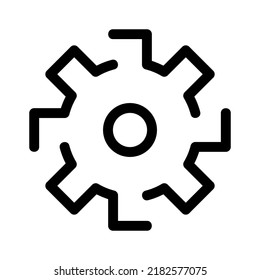 settings icon or logo isolated sign symbol vector illustration - high quality black style vector icons
