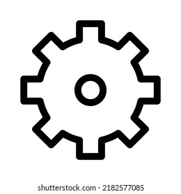 settings icon or logo isolated sign symbol vector illustration - high quality black style vector icons
