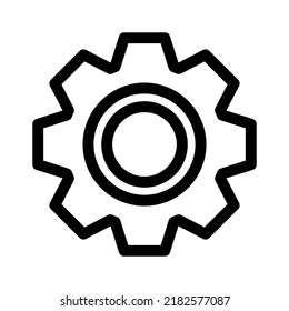 settings icon or logo isolated sign symbol vector illustration - high quality black style vector icons
