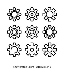 settings icon or logo isolated sign symbol vector illustration - Collection of high quality black style vector icons
