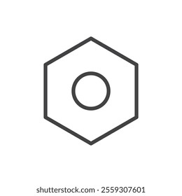 Settings icon Logo symbol outline set