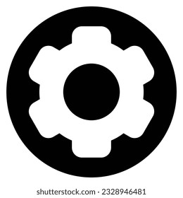 Settings icon modern symbol for graphic and web design.