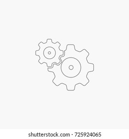 Settings icon. repair sign