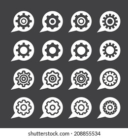 Settings icon set