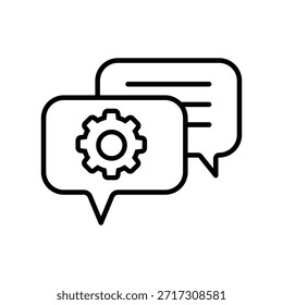 Symbol "Einstellungen" Setup-Illustrationszeichen. Unterstützungssymbol. Logo reparieren oder reparieren.