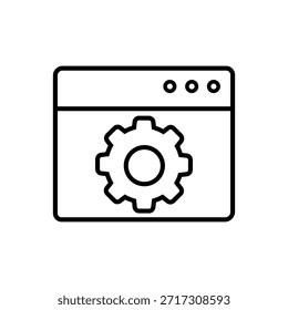 Icono de Configuraciones. Configurar signo de ilustración. Símbolo de Asistencia. Corregir o reparar el logotipo.