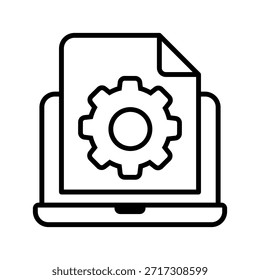 Icono de Configuraciones. Configurar signo de ilustración. Símbolo de Asistencia. Corregir o reparar el logotipo.