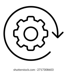 Settings icon. Setup Illustration sign. Support symbol. Fix or repair logo.