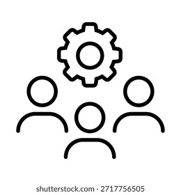 Icono de Configuraciones. Configurar signo de ilustración. Símbolo de Asistencia. Corregir o reparar el logotipo.
