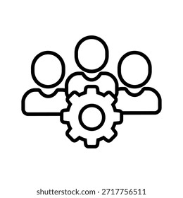 Icono de Configuraciones. Configurar signo de ilustración. Símbolo de Asistencia. Corregir o reparar el logotipo.