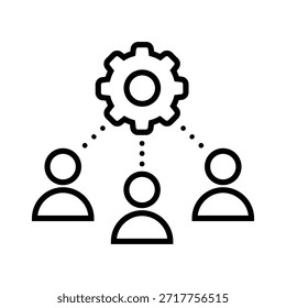 Icono de Configuraciones. Configurar signo de ilustración. Símbolo de Asistencia. Corregir o reparar el logotipo.