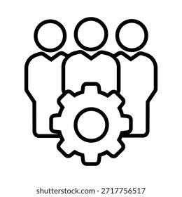 Icono de Configuraciones. Configurar signo de ilustración. Símbolo de Asistencia. Corregir o reparar el logotipo.