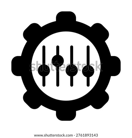 Settings icon. Setup Illustration sign. Support symbol. Fix or repair logo.