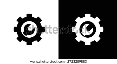 Settings Icon Sheet Black And White