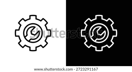 Settings Icon Sheet Black And White