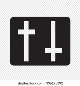 settings icon sign Illustration