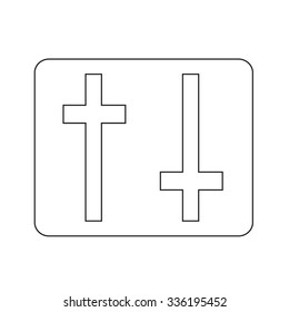settings icon sign Illustration