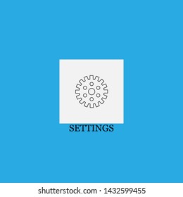 settings icon sign signifier vector