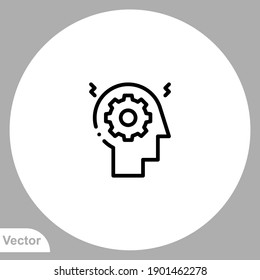 Preferencias vector de signo de icono,Símbolo, ilustración de logotipo para web y móvil