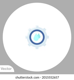 Symbol für Einstellungen, Vektorsymbol, Symbol, Logo-Illustration für Web und Mobile