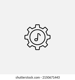 Settings icon sign vector,Symbol, logo illustration for web and mobile