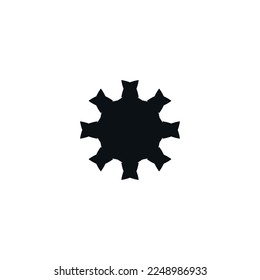 Settings icon. Simple style technology repair company big sale poster background symbol. Settings button. Repair brand logo design element. Settings t-shirt printing. Vector for sticker.