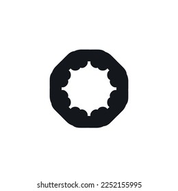 Settings icon. Simple style technology repair company big sale poster background symbol. Settings button. Repair brand logo design element. Settings t-shirt printing. Vector for sticker.